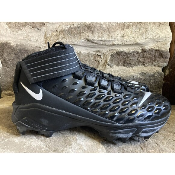Nike Force Savage Pro 2 Shark Black Football Cleats Men's Size 13.5 WIDE New - Picture 3 of 6